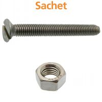 VIS MÉTAUX TÊTE FRAISÉE FENDUE