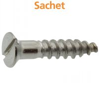 VIS BOIS TÊTE FRAISÉE FENDUE