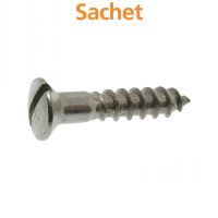 VIS BOIS TÊTE FRAISÉE BOMBÉE FENDUE