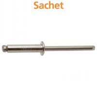 RIVET TÊTE PLATE TOUT INOX