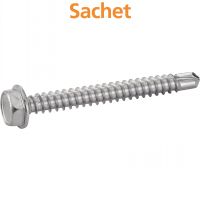 VIS TÔLE AUTOPERCEUSE TÊTE HEXAGONALE À EMBASE