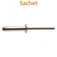 RIVET TÊTE PLATE TOUT ALU