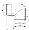 Coude 90&deg; M - F
