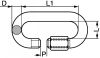 Maillon rapide - plan